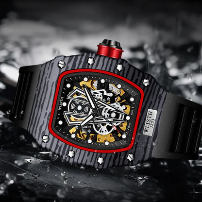 WLISTH Men's Watch Barrel Type Mechanical
