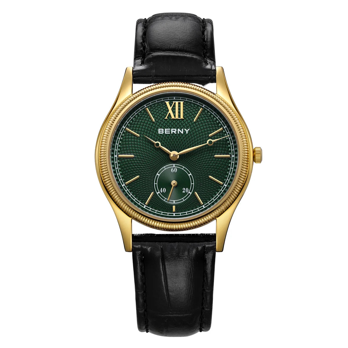 BERNY Classic - Green dial, black strap
