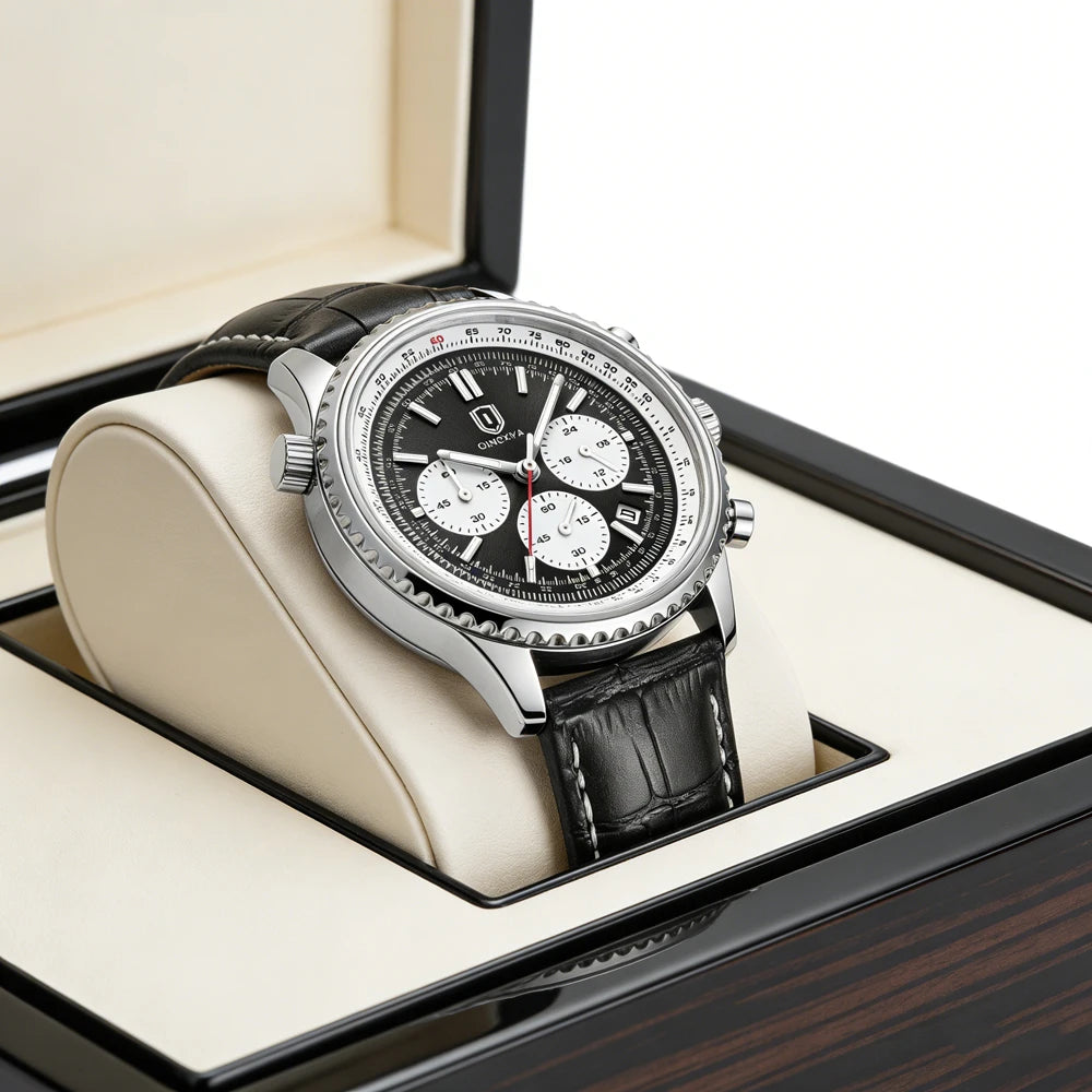 QINGXIYA Aviator Chronograph - in box