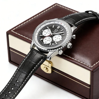 QINGXIYA Aviator Chronograph - with box