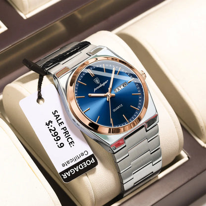 Rose Gold / Blue