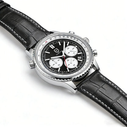 QINGXIYA Aviator Chronograph - side view