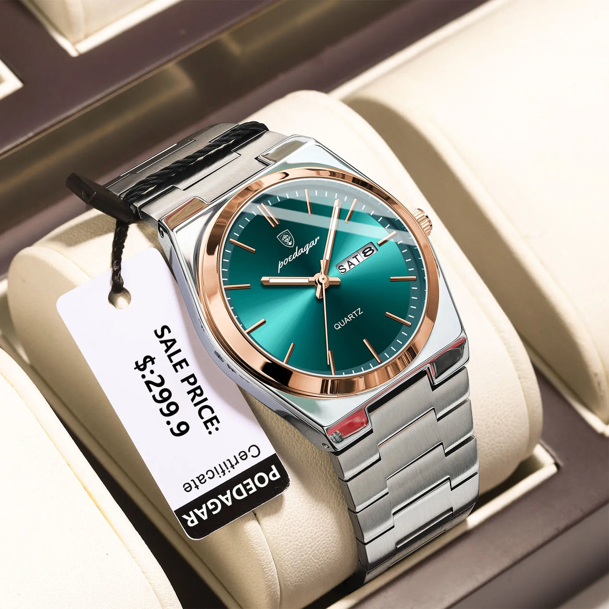 Rose Gold / Green