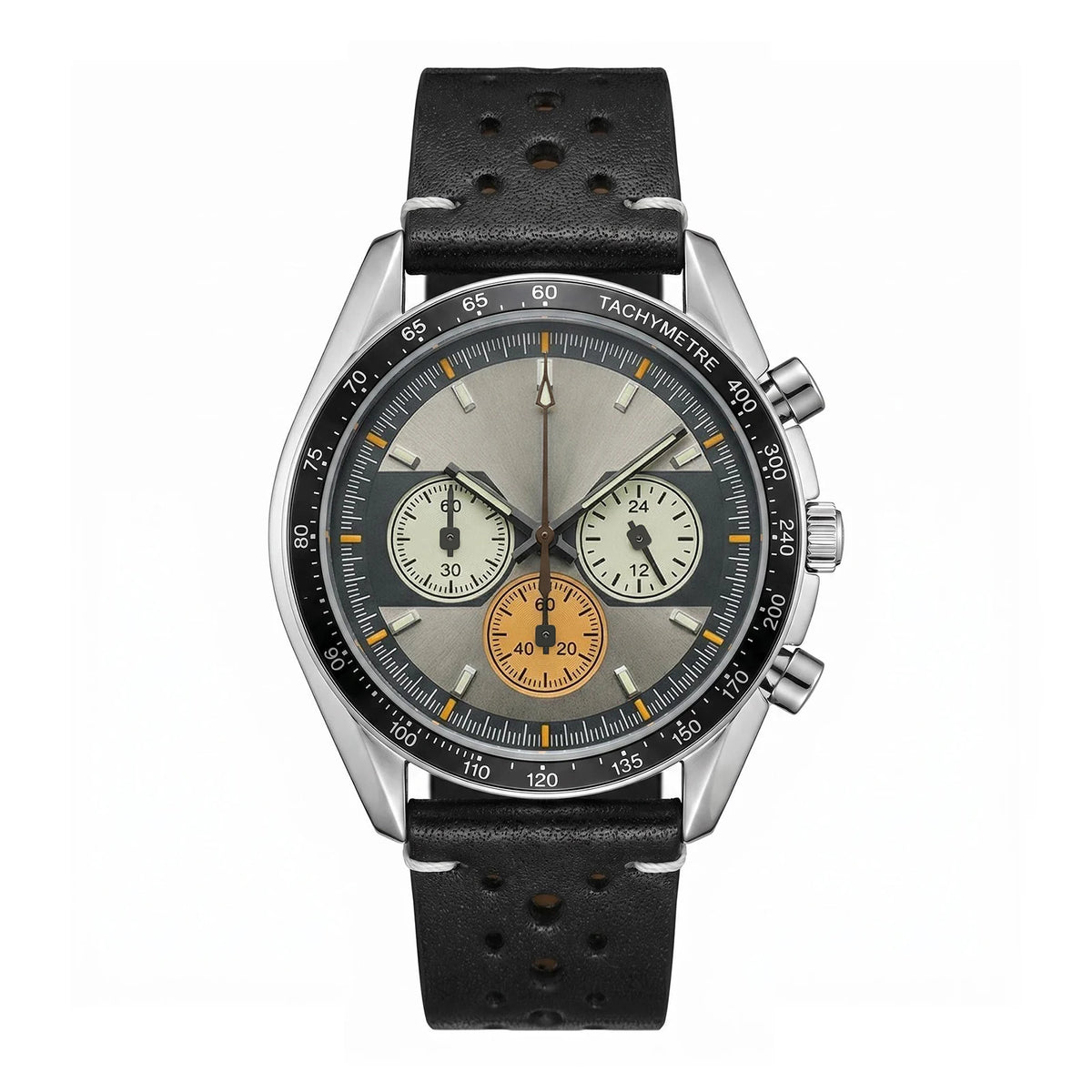 CILOA Rally - Grey, leather strap