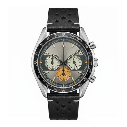 CILOA Rally - Grey, leather strap
